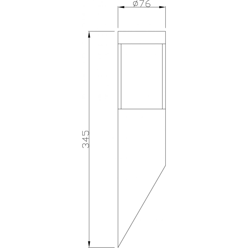 Deko-Light 731106 - Applique murale extérieure PORRIMA 1xGU10/5W/230V IP44 chrome mat