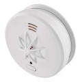 Détecteur de fumée alimenté par 1 pile 9 V