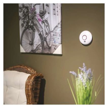 Détecteur de fumée, alimenté par 2 piles AA