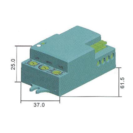 Détecteur de mouvement à micro-ondes MW B 360° 1200W/230V blanc