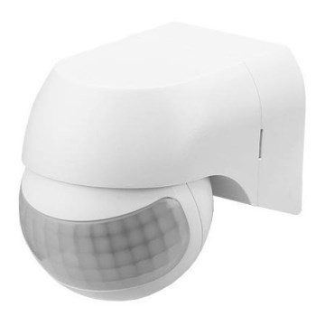 Détecteur de mouvement extérieur PIR 180° IP44 blanc