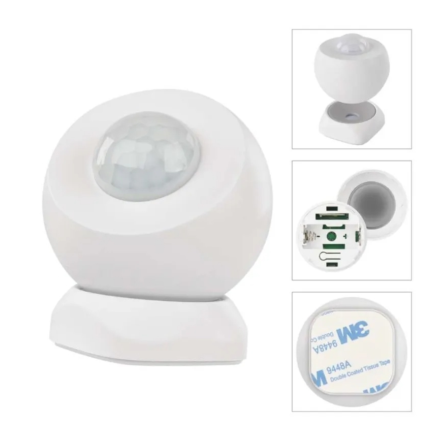 Détecteur de mouvement GOSMART 1xCR123A