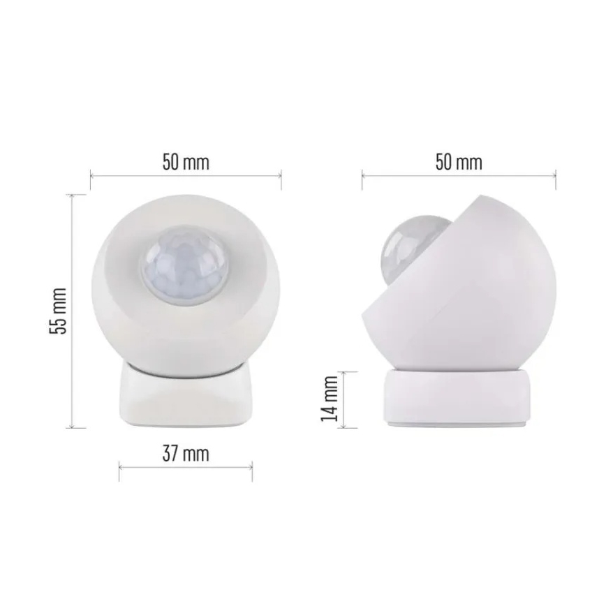 Détecteur de mouvement GOSMART 1xCR123A