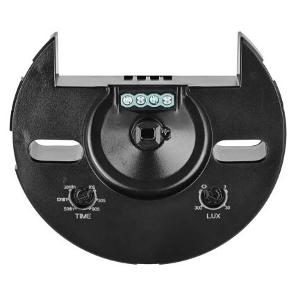 Détecteur PIR extérieur de mouvement et crépusculaire 2000W/230V IP65 noir