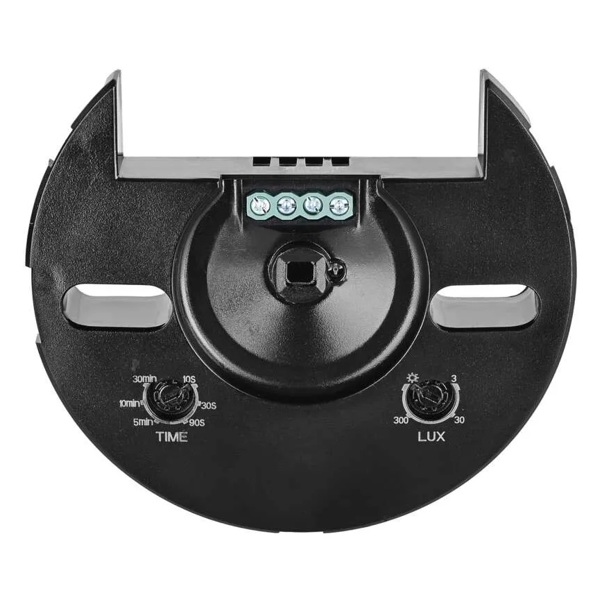 Détecteur PIR extérieur de mouvement et crépusculaire 2000W/230V IP65 noir