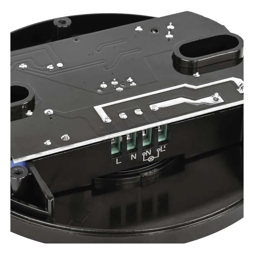 Détecteur PIR extérieur de mouvement et crépusculaire 2000W/230V IP65 noir