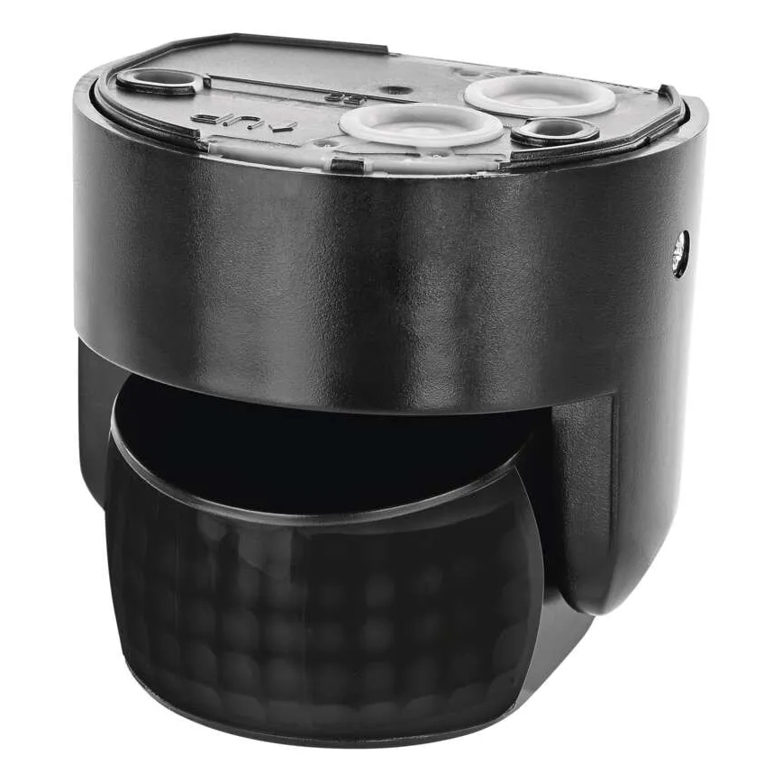 Détecteur PIR extérieur de mouvement et de crépuscule 1200W/230V IP65 noir