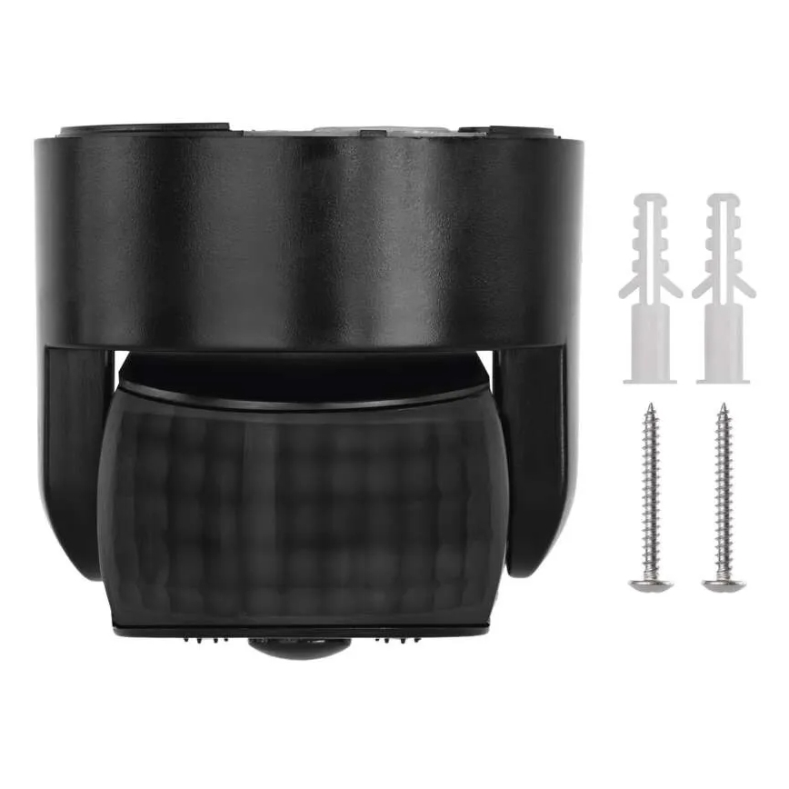 Détecteur PIR extérieur de mouvement et de crépuscule 1200W/230V IP65 noir