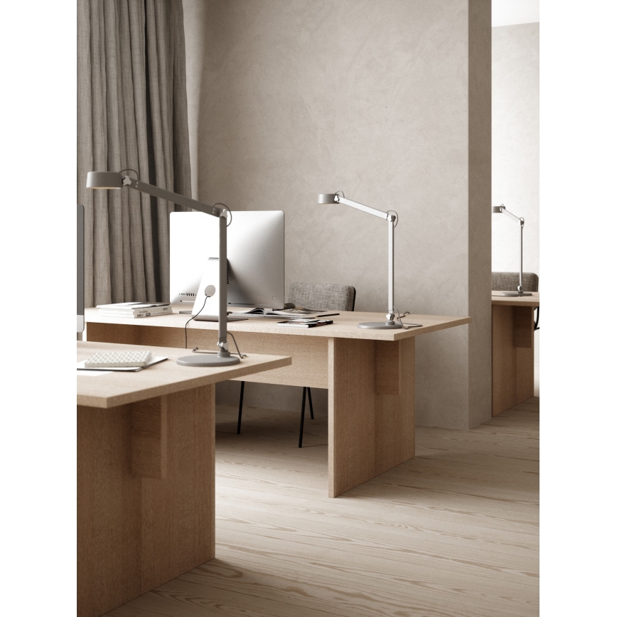 DFTP by Nordlux - Lampe de table tactile à intensité variable 3v1 NOBU LED/9W/230V gris