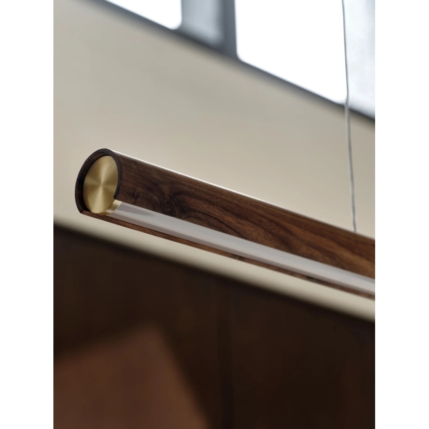 DFTP by Nordlux - Suspension LED dimmable sur câble AKENO LED/25W/230V 3000K en frêne