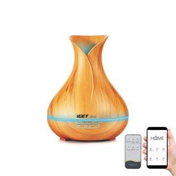 Diffuseur d'arôme et humidificateur d'air RGBW LED/230V 500 ml Wi-Fi + Télécommande