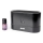 Diffuseur de parfum d'ambiance et humidificateur d'air à ultrasons avec un rétro-éclairage LED RGB 180ml noir