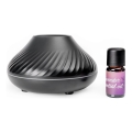 Diffuseur de parfum d'ambiance RGB avec imitation de flamme LED/6,5W/5V 130ml noir