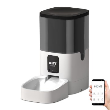 Distributeur automatique de nourriture avec micro 6l/230V Wi-Fi