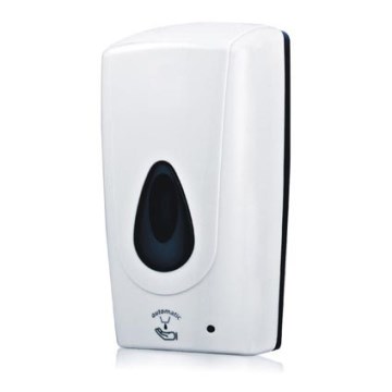 Distributeur de savon 13,5 x 27,5 cm blanc