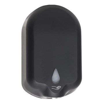 Distributeur de savon 14x23,5 cm noir