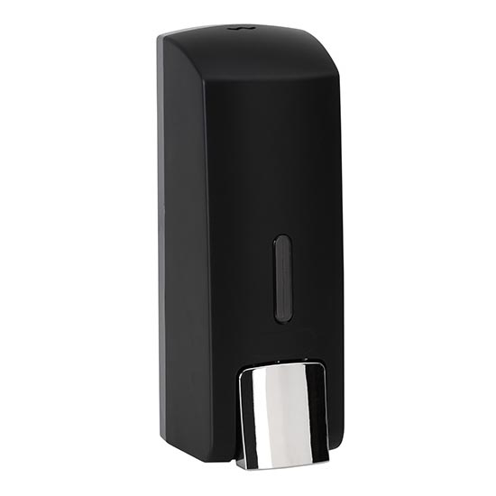 Distributeur de savon 6,5x18,5 cm, noir