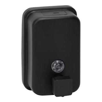 Distributeur de savon 9,7x15 cm inox/noir