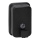 Distributeur de savon 9,7x15 cm inox/noir