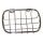 Distributeur de savon mural en fil métallique 9x14 cm chrome brillant