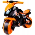 Draisienne moto orange/noir