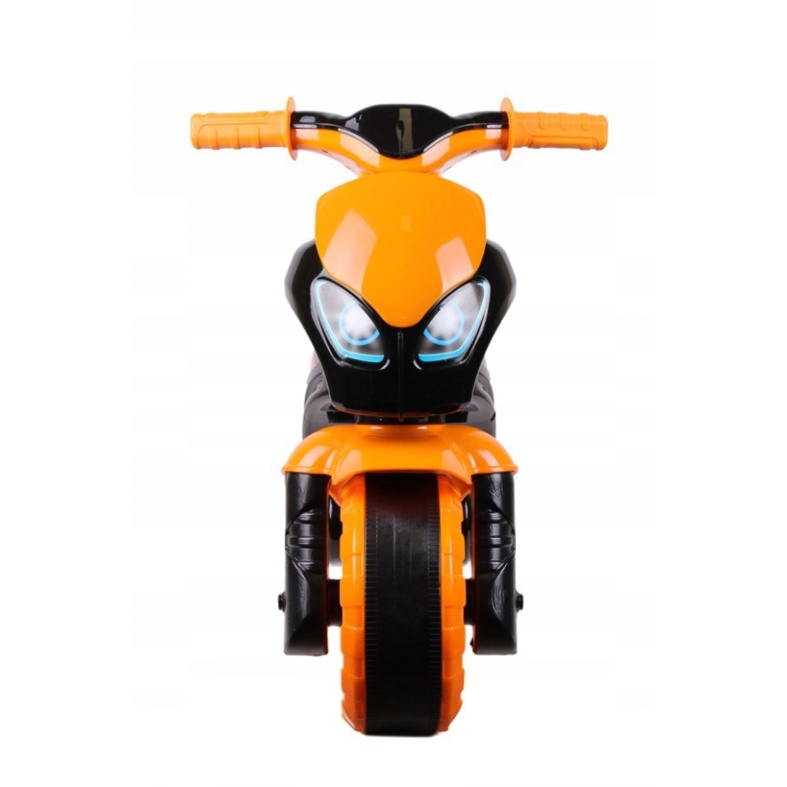 Draisienne moto orange/noir