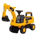 Draisienne voiture excavateur CAT 2xAA jaune/noir