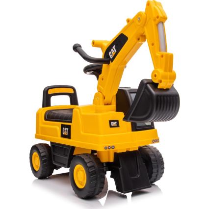 Draisienne voiture excavateur CAT 2xAA jaune/noir