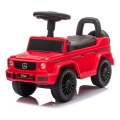 Draisienne voiture Mercedes G350d 2xAA rouge/noir