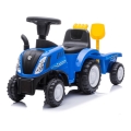 Draisienne voiture NEW HOLLAND 2xAA bleu/noir