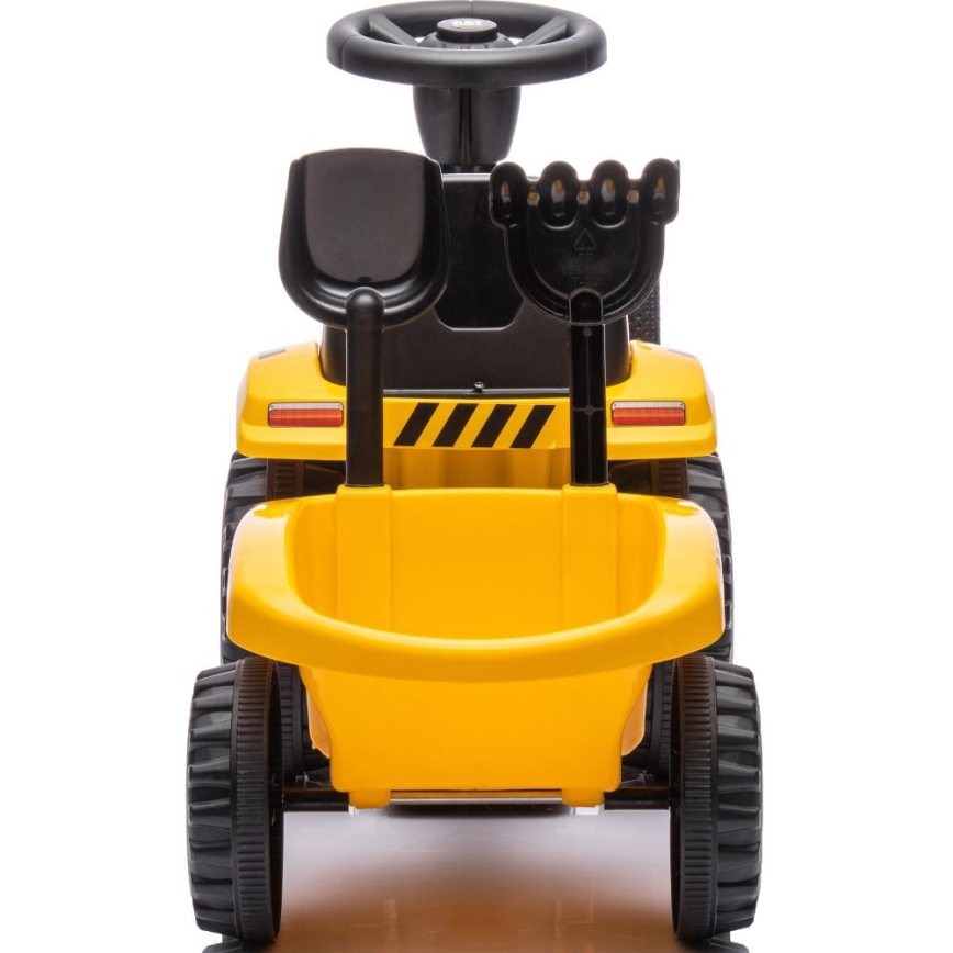 Draisienne voiture tracteur CAT 2xAA jaune/noir