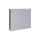 Dřevojas - Armoire de salle de bains à miroir NEXI 80x68 cm chêne foncé