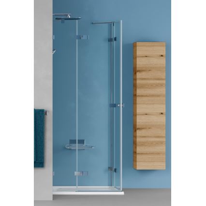 Dřevojas - Armoire murale de salle de bains ZYLO 35 x 155 cm chêne