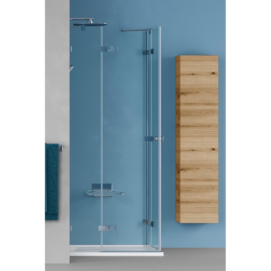 Dřevojas - Armoire murale de salle de bains ZYLO 35 x 155 cm chêne