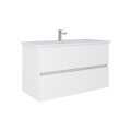 Dřevojas - Meuble de salle de bains avec lavabo BANO 100x47 cm blanc