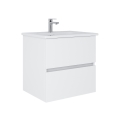 Dřevojas - Meuble de salle de bains avec lavabo BANO 60x47 cm blanc