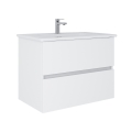 Dřevojas - Meuble de salle de bains avec lavabo BANO 78x47 cm blanc
