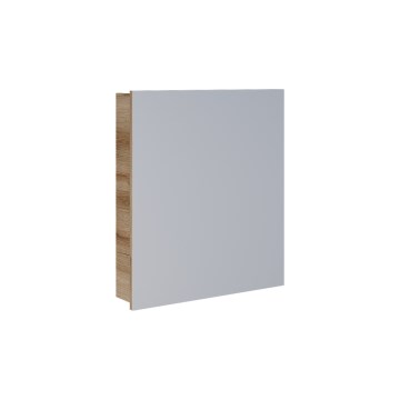 Dřevojas - Meuble de salle de bains avec miroir NEXI 60x68 cm chêne