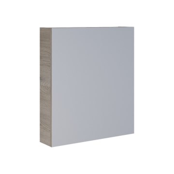 Dřevojas - Meuble de salle de bains miroir NEXI 60x68 cm, chêne foncé