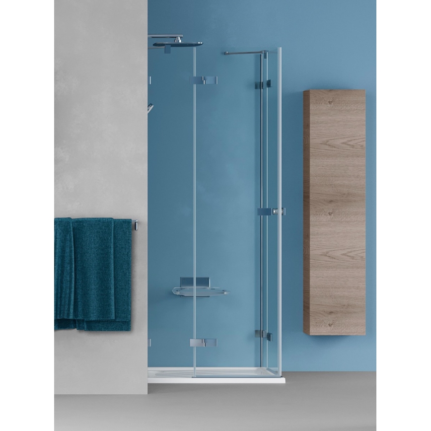 Dřevojas - Meuble de salle de bains suspendu ZYLO 35x155 cm chêne foncé