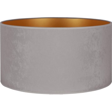 Duolla - Abat-jour pour lampadaire VELVET E27 d. 35 cm gris/doré
