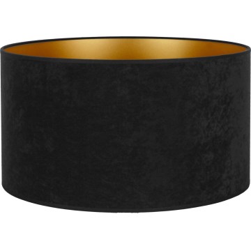 Duolla - Abat-jour pour lampadaire VELVET E27 d. 35 cm noir/doré