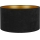 Duolla - Abat-jour pour lampadaire VELVET E27 d. 35 cm noir/doré