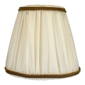 Duolla - Abat-jour pour lampe de table et lampadaire E27 d. 18,5 cm crème/marron