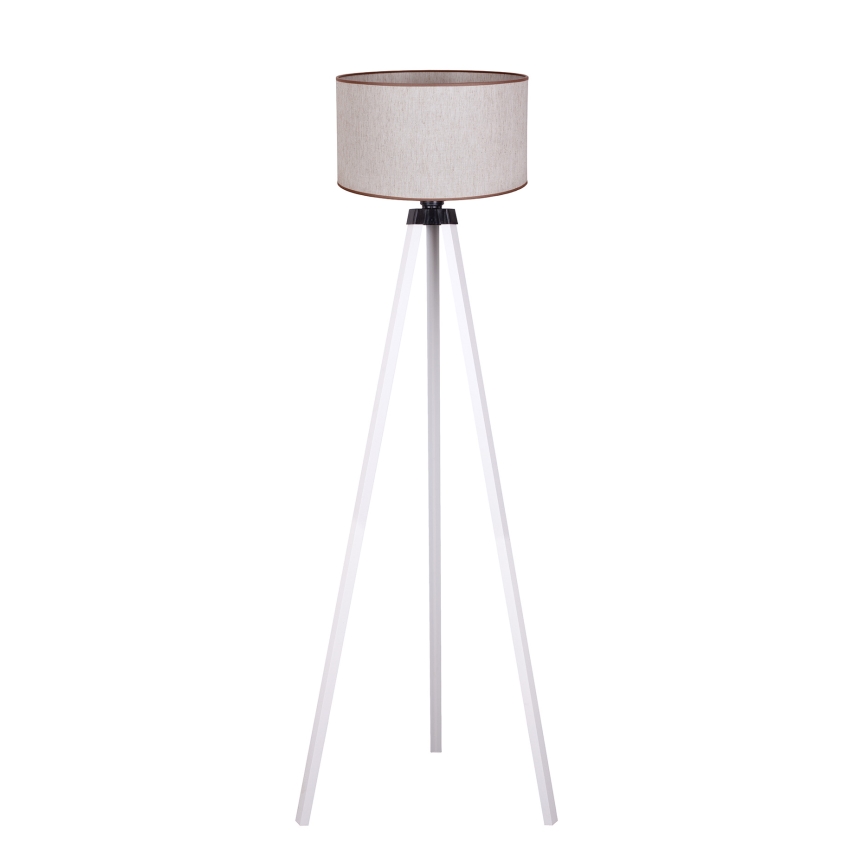 Duolla - Lampadaire 1xE27/60W/230V d. 44 cm beige/blanc