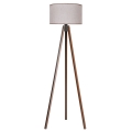 Duolla - Lampadaire 1xE27/60W/230V d. 44 cm beige/wenge