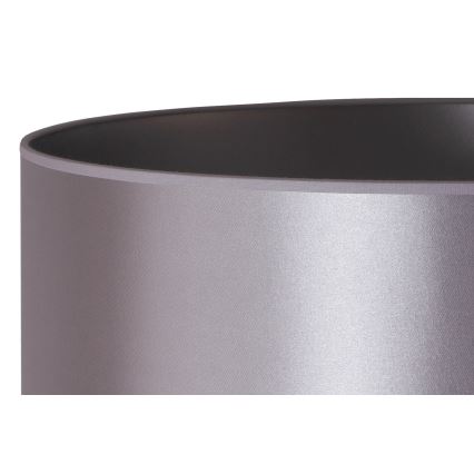Duolla - Lampadaire CANNES 1xE27/15W/230V d. 45 cm argent/noir