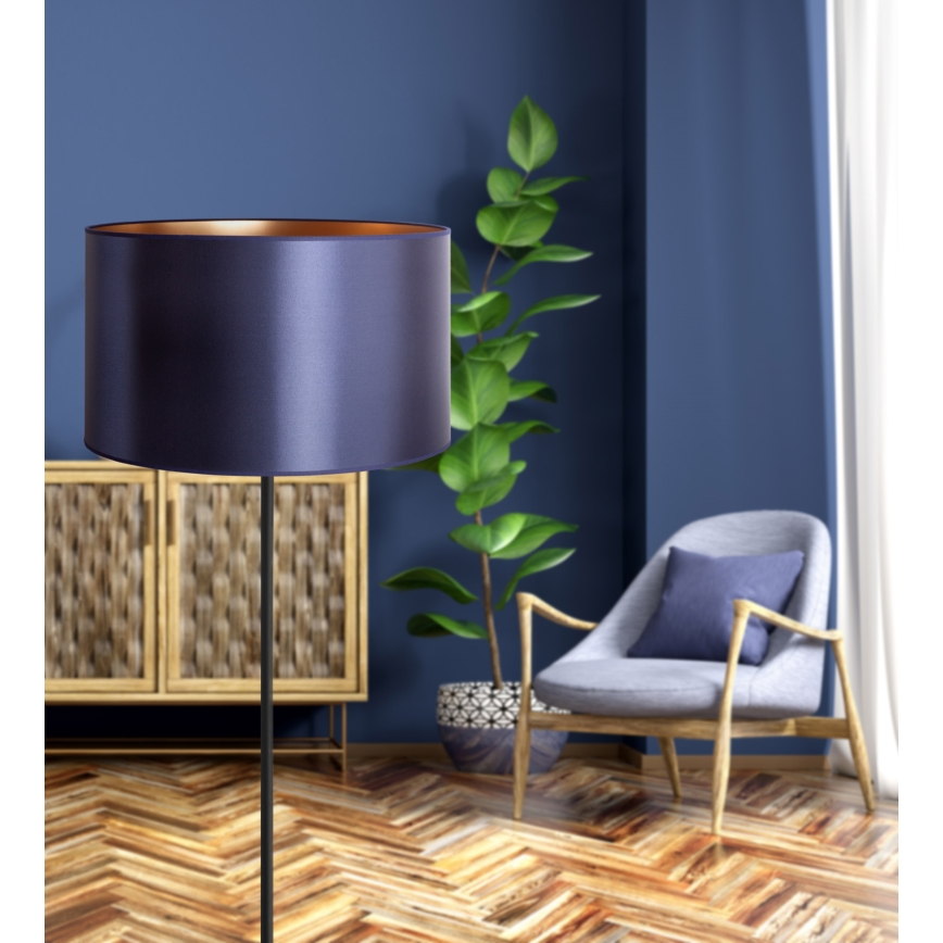 Duolla - Lampadaire CANNES 1xE27/15W/230V d. 45 cm violet/cuivre/noir