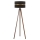 Duolla - Lampadaire DUO 1xE27/60W/230V d. 44 cm noir/wenge