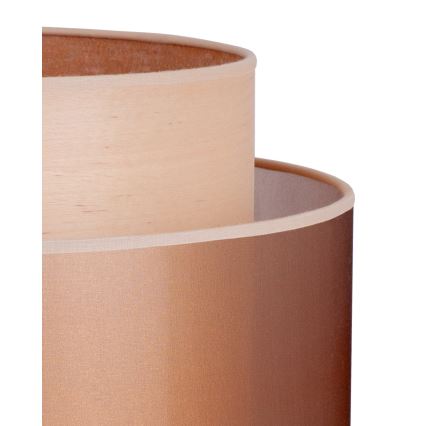 Duolla - Lampadaire WOOD BOHO 1xE27/15W/230V d. 45 cm cuivre/marron/beige